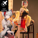 【Pre-Sale】Game Arknights Cosplay Wiš’adel Cheongsam Cosplay Costume Premium Edition Cosplay Costumes